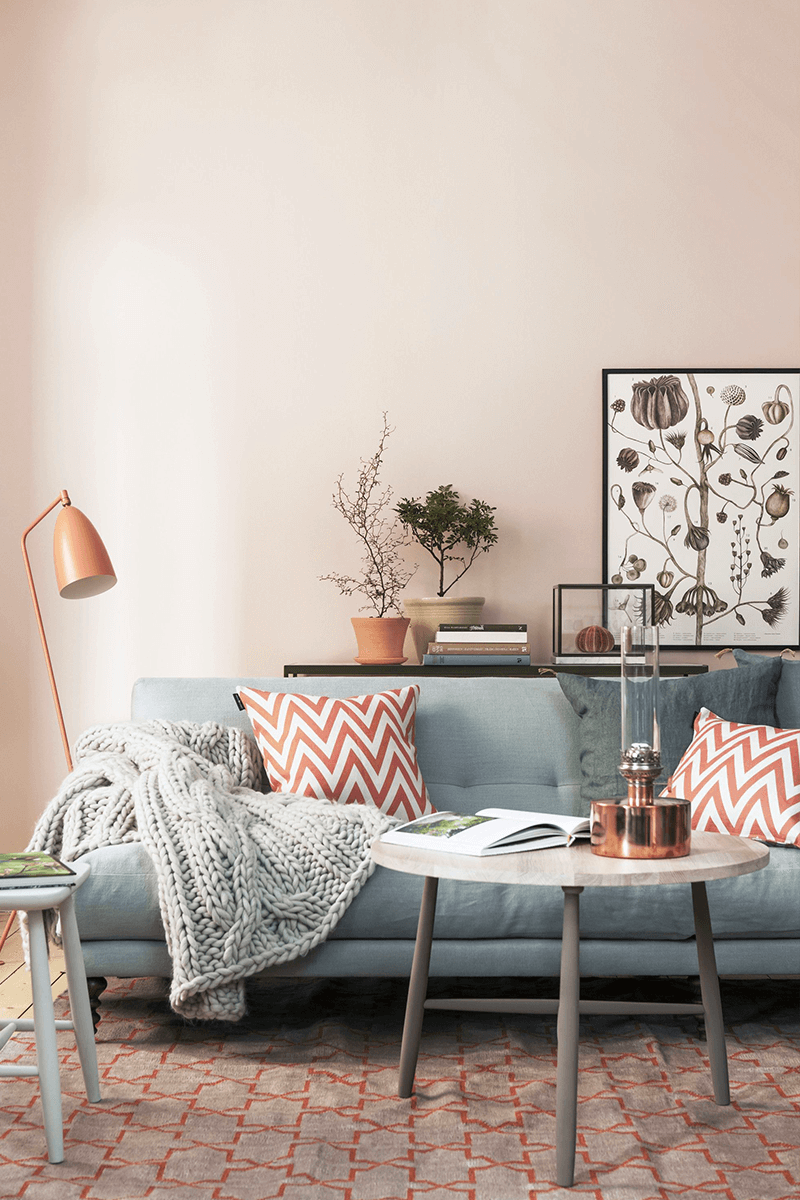 Brighten Up Any Room with a Flattering Peach Paint Color | WOW 1 DAY